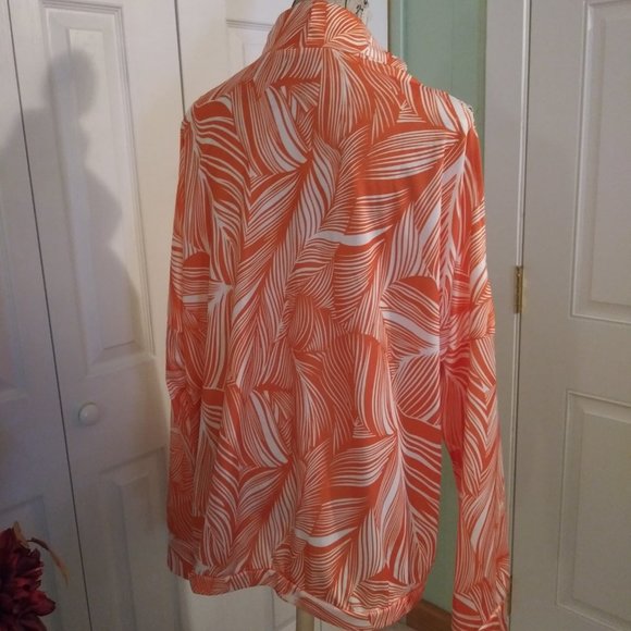 2323 Size 1X Stretch Poly Cold Shoulder Women's Top - Picture 3 of 3